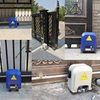 Hot Sale 220V AC Outdoor Smart App Control Automatic Gate Slide Design moderno para porta do motor da porta mais perto